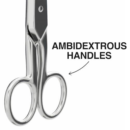 Buy now Klein Tools 2100-9 Stainless Steel Electrician Scissors, Made in USA, 5.25-Inch Free-Fall Handle Snips, Stripping Notches, Non-Slip Serrated Blade at indiglob india