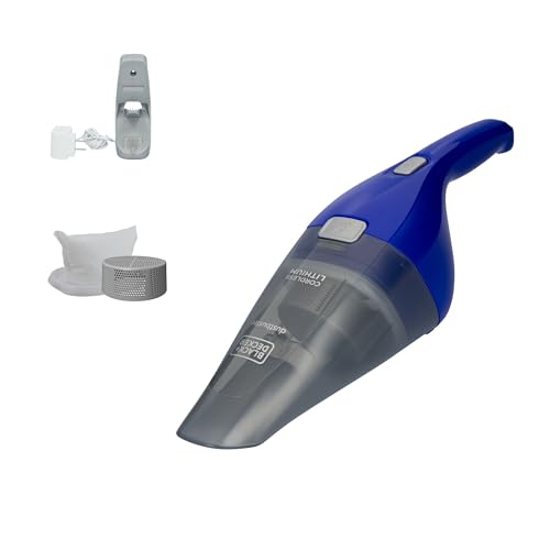 Buy now BLACK+DECKER DUSTBUSTER QuickClean Cordless Handheld Vacuum, Home and Car Vacuum with Charger (HNVC115J22) at indiglob india