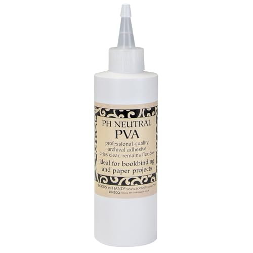 Buy now Books By Hand, PH Neutral PVA Adhesive, Archival Quality and Acid-Free, Dries Clear - 8 Ounce at indiglob india