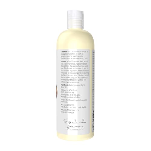 Buy now NOW Foods Solutions, Shea Nut Oil, Multi-Purpose Intense Moisturizing Oil for Skin, Scalp and Hair, 16-Ounce at indiglob india