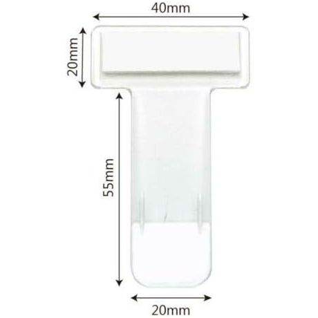 2 Pcs Car Transparent Invoice Ticket Folder Car Windscreen Window Parking Permits Ticket Holder Clip - My Store