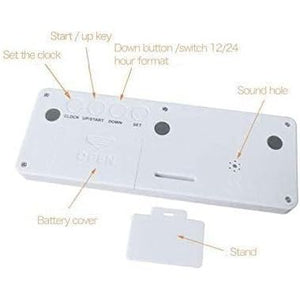 Digital 999 Days Countdown Clock Timer Magnetic Backing for Vacation Retirement Wedding Lab Kitchen Project Meeting(White)