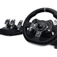 Buy now Logitech Driving Force G920 Steering Wheel and Pedals, 941-000123 (Steering Wheel and Pedals f/PC and Xbox One) (Renewed) at indiglob india