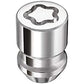 McGard 24157 Chrome Wheel Lock Set, Cone Seat, M12x1.5 Thread, 13/16 Key Hex