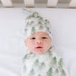 Buy now Copper Pearl Large Premium Knit Baby Swaddle Receiving Blanket Evergreen at indiglob india