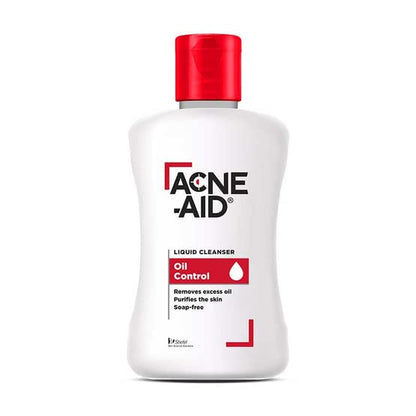 Acne-aid Liquid Cleanser for Pimples Skin : 100ml.