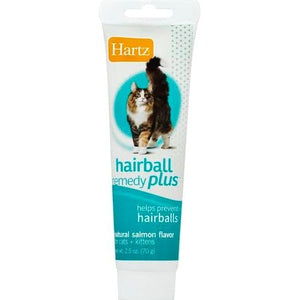 Hartz Hairball Remedy Plus Salmon Flavored Paste for Cats and Kittens, 2.5 Ounce