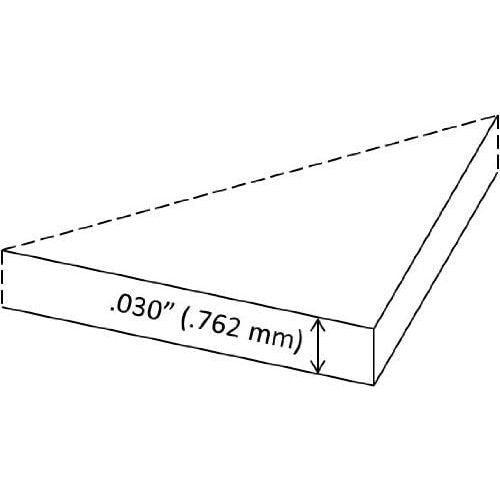 Buy now K&R Plastics, Inc. Styrene Sheets 7.6x11x.030 White - 4 Pack at indiglob india