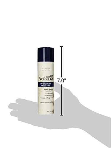 Buy now Aveeno Therapeutic Shave Gel with Oat and Vitamin E to Help Prevent Razor Bumps and Soothe Dry and Sensitive Skin, No Added Fragrances and Non-Comedogenic, 7 oz at indiglob india