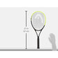HEAD Tour Pro Tennis Racket - Pre-Strung Head Light Balance 27 Inch Racquet - 4 3/8 In Grip, Yellow