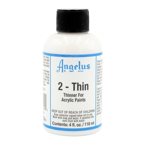 Buy now Angelus 2-Thin Acrylic Paint Thinner, 4 fl oz – Ideal for Thinning Acrylic Paints for Airbrush and other Acrylic Applications at indiglob india