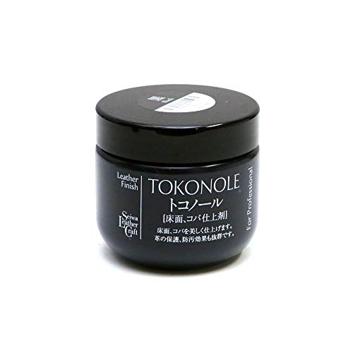 Buy now Seiwa Tokonole Leather Finish Burnishing Gum Clear Leathercraft Black (120g) at indiglob india