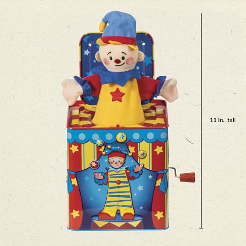 Buy now Schylling Silly Circus Jack in the Box - Classic Children's Musical Toy - Colorful Embossed Tin Box and Friendly Plush - Age 18 months and Up at indiglob india