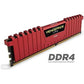 CORSAIR Vengeance LPX 8GB (1 x 8GB) DDR4 DRAM 2400MHz C16 Memory Kit - Red (CMK8GX4M1A2400C16R)
