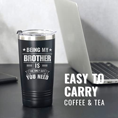 Buy now Onebttl Brother Gifts from Sister, Funny Gift Idea for the Best Brother for Christmas, Birthday, 20 oz Stainless Steel Insulated Travel Mug (Need) at indiglob india