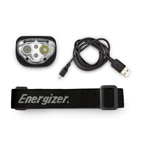 Buy now Energizer PRO-400 Headlamp Rechargeable, IPX4 Water Resistant Rechargeable Headlamp, Ultra Bright Multiple Light Modes Head Lamp, Camping, Running, Outdoors, Emergency Light, USB Included at indiglob india