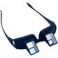 Evelots Laying Down Reading Glasses - Look Down Bed Readers - High Definition - Lazy Bed Prism Spectacles Horizontal Glasses - Read and Watch TV in Bed - Use Over Your Glasses