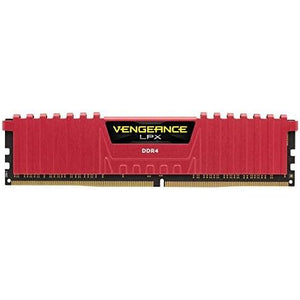 CORSAIR Vengeance LPX 8GB (1 x 8GB) DDR4 DRAM 2400MHz C16 Memory Kit - Red (CMK8GX4M1A2400C16R)