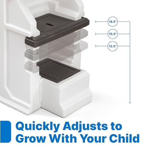 Buy now Step2 Mobile Helper, Toddler Step Stool & Tower Stand, Adjustable Height & Built-in Storage, Non-Slip Feet, Includes Safety Bar, Easy Wipe Down, for Kids 1.5+ Years Old at indiglob india