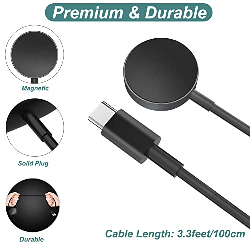 Buy now Charger for Samsung Watch - Galaxy Watch 7 Ultra/6/6 Classic/5/5 Pro/4/4 Classic/3/Active 2/Active Charging Cable with Alumium Case (USB-C) at indiglob india