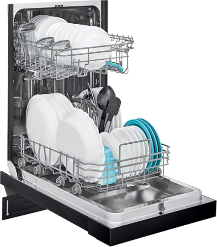 Buy now Honeywell 18 Inch Dishwasher with 8 Place settings, 6 Washing Programs, Stainless Steel Tub, UL/Energy Star- Black at indiglob india