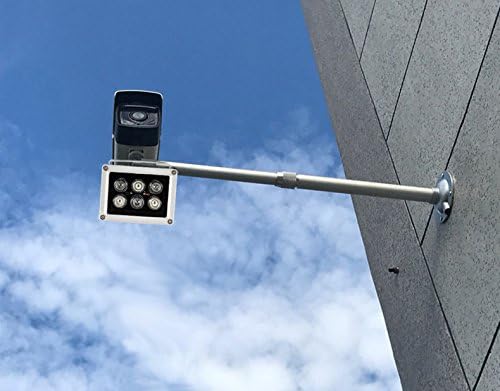 Buy now Infrared Illuminator, 850nm 6 LEDs 130 Feet 60 Degree Wide Angle IR Illuminator for Night Vision,Waterproof LED Infrared Light for CCTV Camera, Security Camera, No Power Adapter at indiglob india
