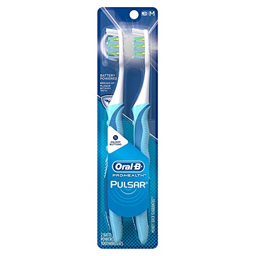 Buy now Oral-B Pulsar Vibrating Bristles Toothbrush, 4 Count - Medium (Colors May Vary) at indiglob india
