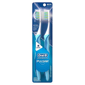 Buy now Oral-B Pulsar Vibrating Bristles Toothbrush, 4 Count - Medium (Colors May Vary) at indiglob india
