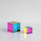 CMY Cubes Original (50mm) - Cyan, Magenta & Yellow Cube - Optical Color Cube - Teaches Subtractive Color Mixing for Ages 15+, Educational, Scientific, Physics & Kinetic Art Desk Object, STEAM
