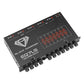 Buy now Black Diamond EQ7LS 7-Band Stereo Equalizer/Crossover Pre Amp Equalizer Car Audio EQ with Front Rear + Sub Output at indiglob india