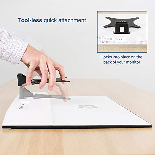 Buy now VIVO Quick Attach VESA Adapter Designed for HP Monitors 27er, 27es, 27ea, 25er, 25es, 24ea, 24es, 23er, 23es, 22er, 22es, 22f, 23f, 24f, 25f, 27f, 27fw VESA 75x75m and 100x100mm, MOUNT-HP27ER at indiglob india