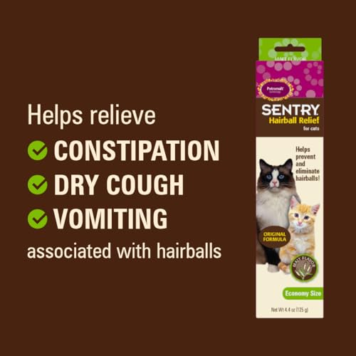 Buy now SENTRY PET CARE Sentry Hairball Relief for Cats,Malt Flavor,4.4 Ounces at indiglob india