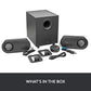 Buy now Logitech Z407 Bluetooth Computer Speakers with Subwoofer and Wireless Control, Immersive Sound, Premium Audio with Multiple Inputs, USB Speakers at indiglob india