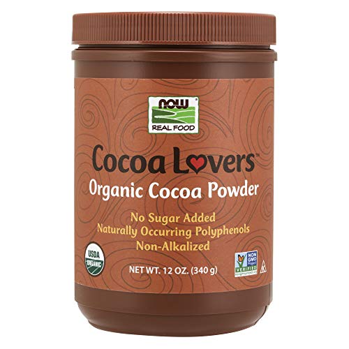 Buy now Now Foods Organic Cocoa Powder, Unsweetened-12 oz at indiglob india