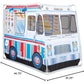Buy now Melissa & Doug Fabric Double-Sided Food Truck Play Tent - Ice Cream and BBQ Role Play Toy Food Truck Tent, for Kids Ages 3+ at indiglob india