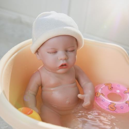 Buy now Lifelike Reborn Baby Dolls - 12 Inch Full Body Vinyl Realistic Baby Doll Sleeping Newborn Real Life Small Baby Doll for 3 + Year Old Kids at indiglob india