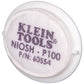 Buy now Klein Tools 60552 Reusable P100 Half-Mask Respirator with Replaceable Filters for Dust, Metal Fumes, and Oil Mist, M/L at indiglob india