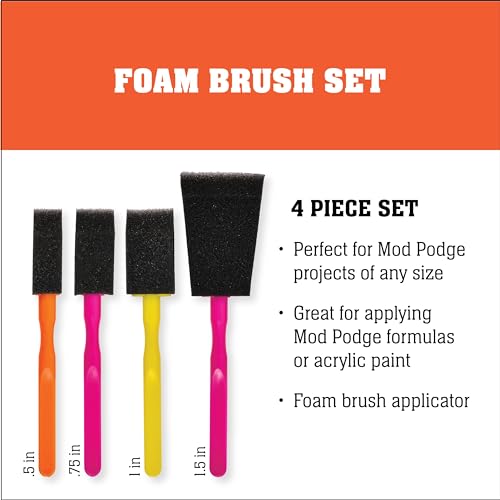 Buy now Mod Podge, Puzzle Saver Kit, Includes 4 Foam Brushes, Perfect for DIY Arts and Crafts Projects at indiglob india
