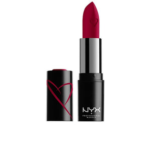NYX PROFESSIONAL MAKEUP Shout Loud Satin Lipstick, Infused With Shea Butter - Opinionated (Warm Burgundy)