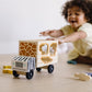 Buy now Melissa & Doug Animal Rescue Shape-Sorting Truck - Wooden Toy with 7 Animals and 2 Play Figures at indiglob india