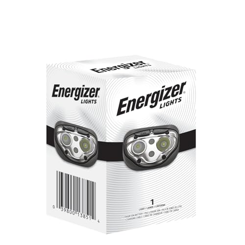 Buy now Energizer PRO-400 Headlamp Rechargeable, IPX4 Water Resistant Rechargeable Headlamp, Ultra Bright Multiple Light Modes Head Lamp, Camping, Running, Outdoors, Emergency Light, USB Included at indiglob india