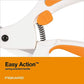 Buy now Fiskars Premier No. 8 Easy Action Scissors - 10" Spring Action Fabric and Craft Scissors - Arts and Crafts - Orange/White at indiglob india