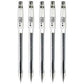 Pilot Hi-Tec-C 04 Gel Ink Pen, Ultra Fine Point 0.4mm, Black Ink, LH-20C4, Value Set of 5