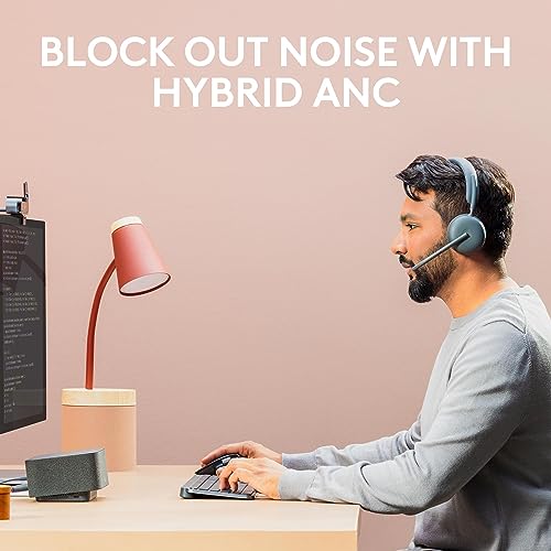 Buy now Logitech Zone 950 Premium Noise Canceling Headset with Hybrid ANC, Bluetooth, USB-C, USB-A, Certified for Zoom, Google Meet, Google Voice, and Fast Pair - Graphite at indiglob india