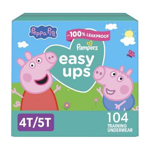 Buy now Pampers Training Pants - Easy Ups Girls & Boys - Size 3T-4T, 22 Count, Peppa Pig Underwear (Packaging May Vary) at indiglob india