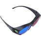 BIAL Red-blue 3D Glasses/Cyan Anaglyph Simple style 3D Glasses 3D movie game-Extra Upgrade Style