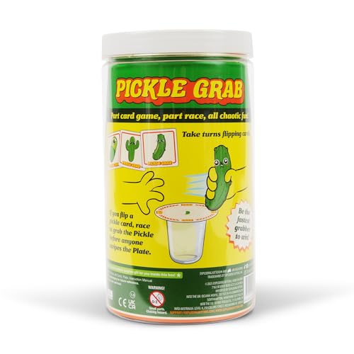 Buy now Exploding Kittens Presents, Pickle Grab - A Speed Grabbing Card Game - 2-6 Players - 15 Minutes to Play - Family Game Night - Fun for Kids, Teens, Adults, and Families at indiglob india