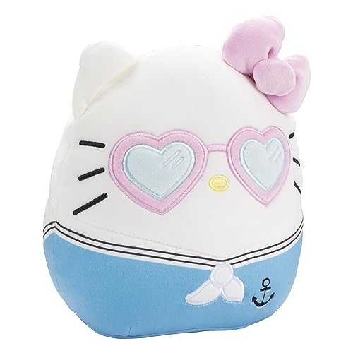 Buy now Squishmallows Original 8-Inch Hello Kitty Heart Glasses Plush - Official Jazwares Sanrio Valentine's Day Plush - Collectible Soft Squishy Stuffed Animal Toy - Gift for Kids, Girls & Boys at indiglob india