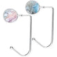 LESHIRY Purse Hanger, Bag Hanger, Handbag Storage Decor Table Hook for Women (White+Black Marble)