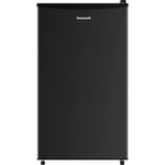 Buy now Honeywell Compact Refrigerator 3.3 Cu Ft Mini Fridge with Freezer, Single Door, Low noise, Removable Shelves, for Bedroom, Office, Dorm with Adjustable Temperature Settings, Black at indiglob india